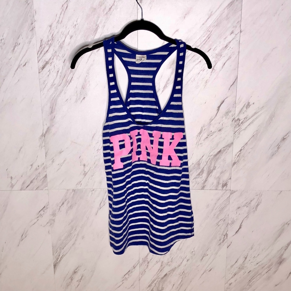 💅 Victoria Secret PINK Nautical Tank SZ M